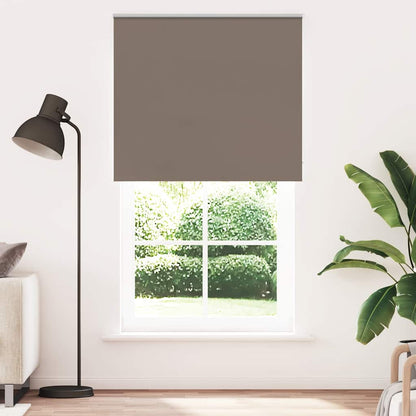Roller Blind Blackout 110x230 cm Fabric Width 105.7 cm Coffee 125 cm