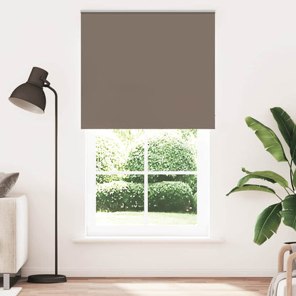 Roller Blind Blackout 110x230 cm Fabric Width 105.7 cm Coffee 140 cm