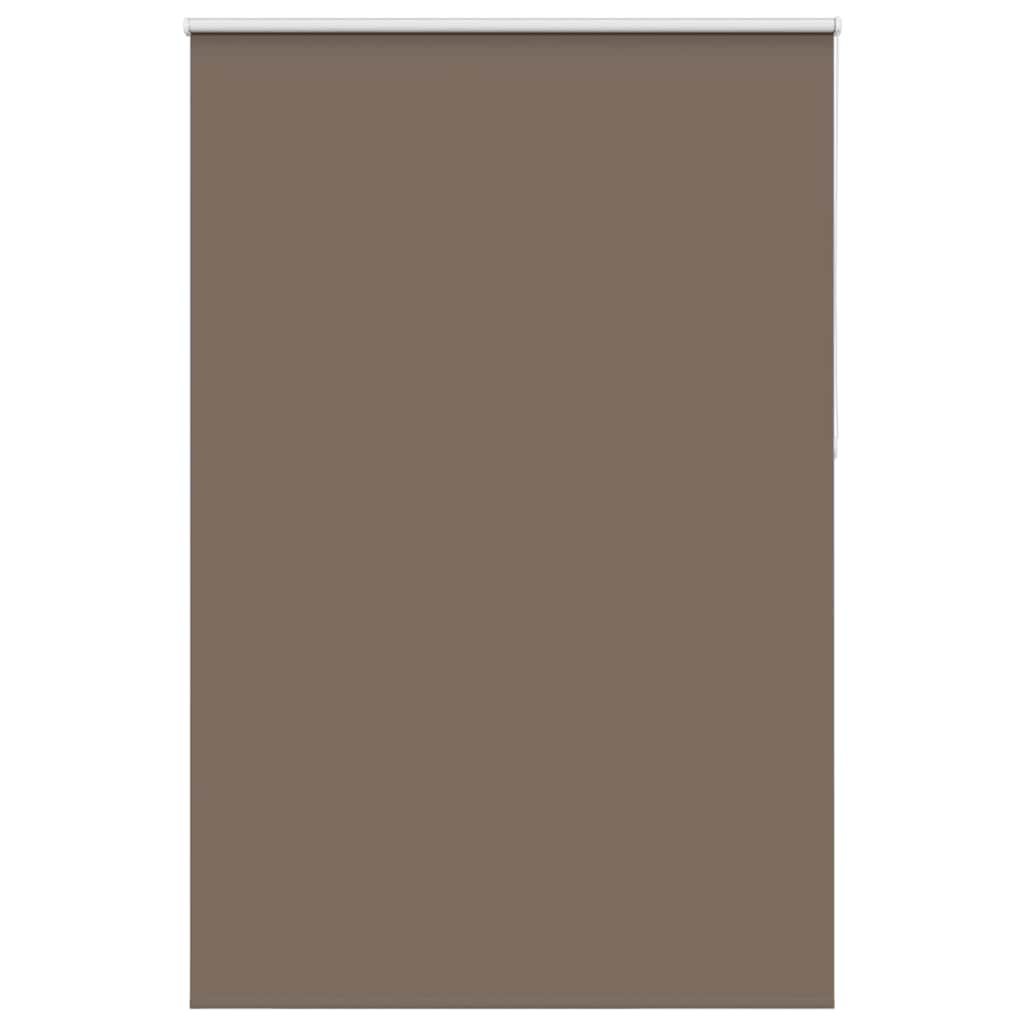 Roller Blind Blackout 110x230 cm Fabric Width 105.7 cm Coffee 160 cm