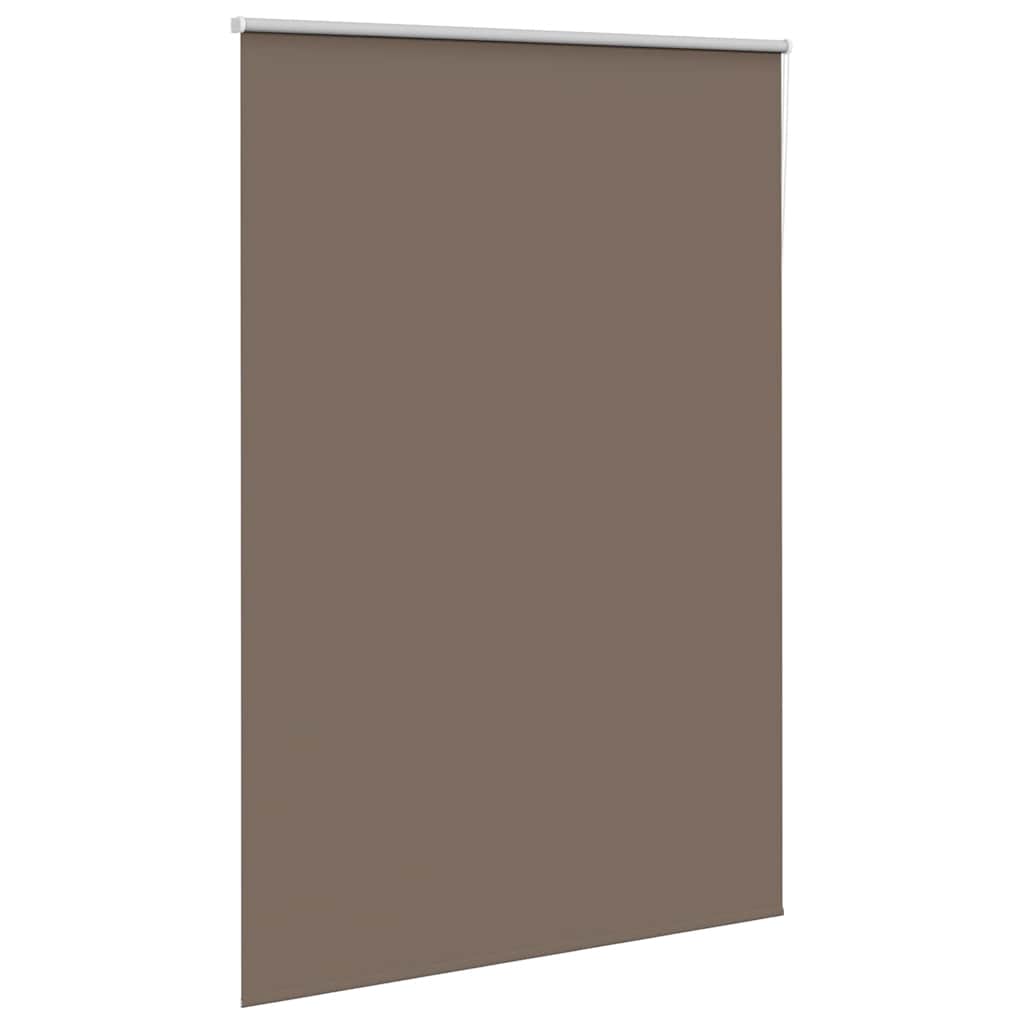 Roller Blind Blackout 110x230 cm Fabric Width 105.7 cm Coffee 160 cm