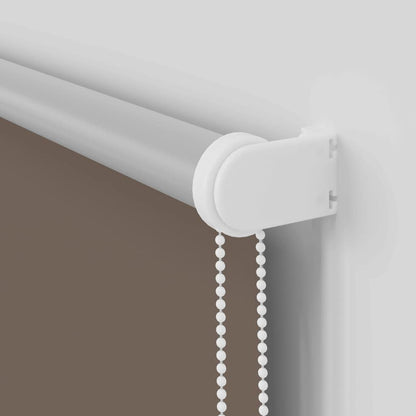 Roller Blind Blackout 110x230 cm Fabric Width 105.7 cm Coffee 160 cm