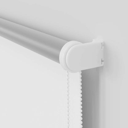 Roller Blind Blackout 105x230 cm Fabric Width 100.7 cm White 160 cm