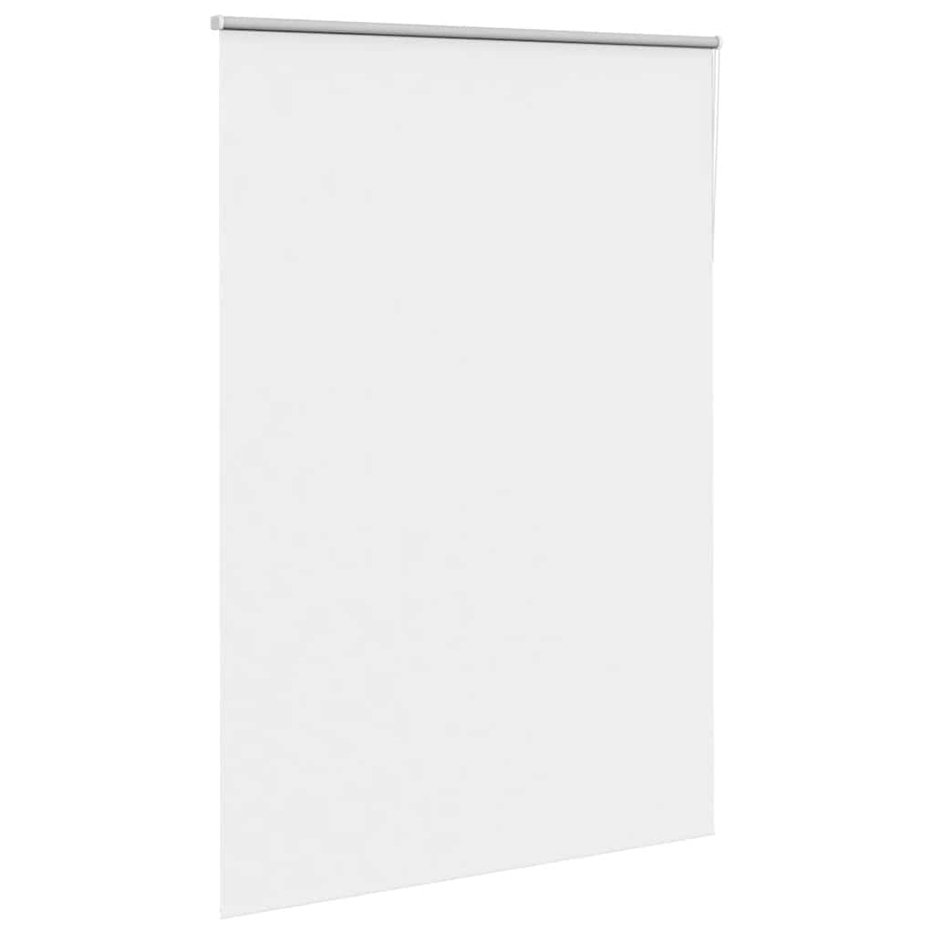 Roller Blind Blackout 105x230 cm Fabric Width 100.7 cm White 160 cm