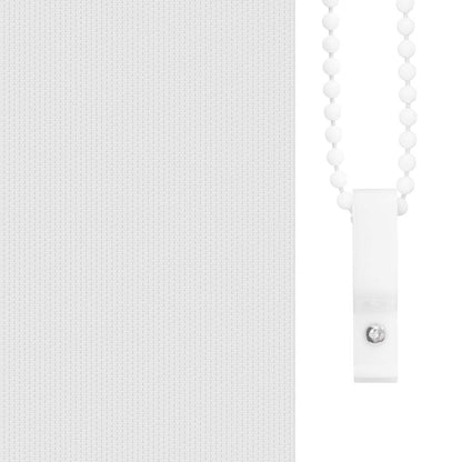 Roller Blind Blackout 105x230 cm Fabric Width 100.7 cm White 160 cm