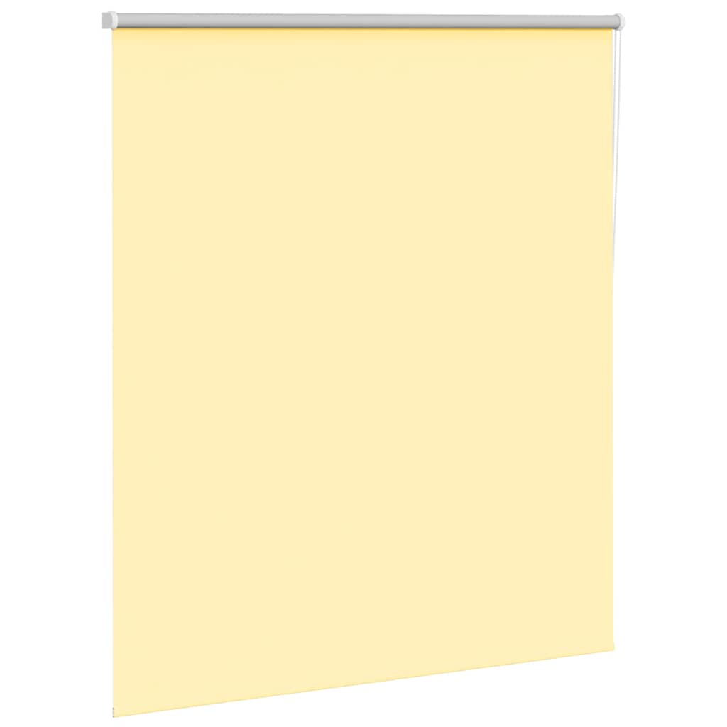 vidaXL Roller Blind Blackout Yellow 140x150 cm Fabric Width 136,6 cm Polyester 3