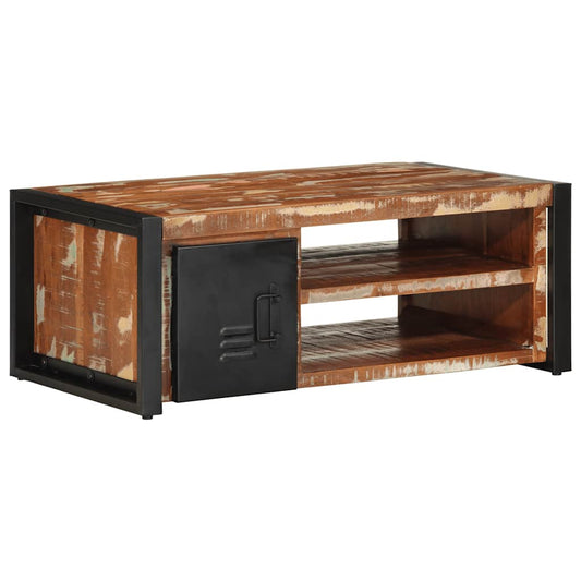Coffee Table 90x50x36 cm Solid Rough Wood Mango Solid reclaimed wood