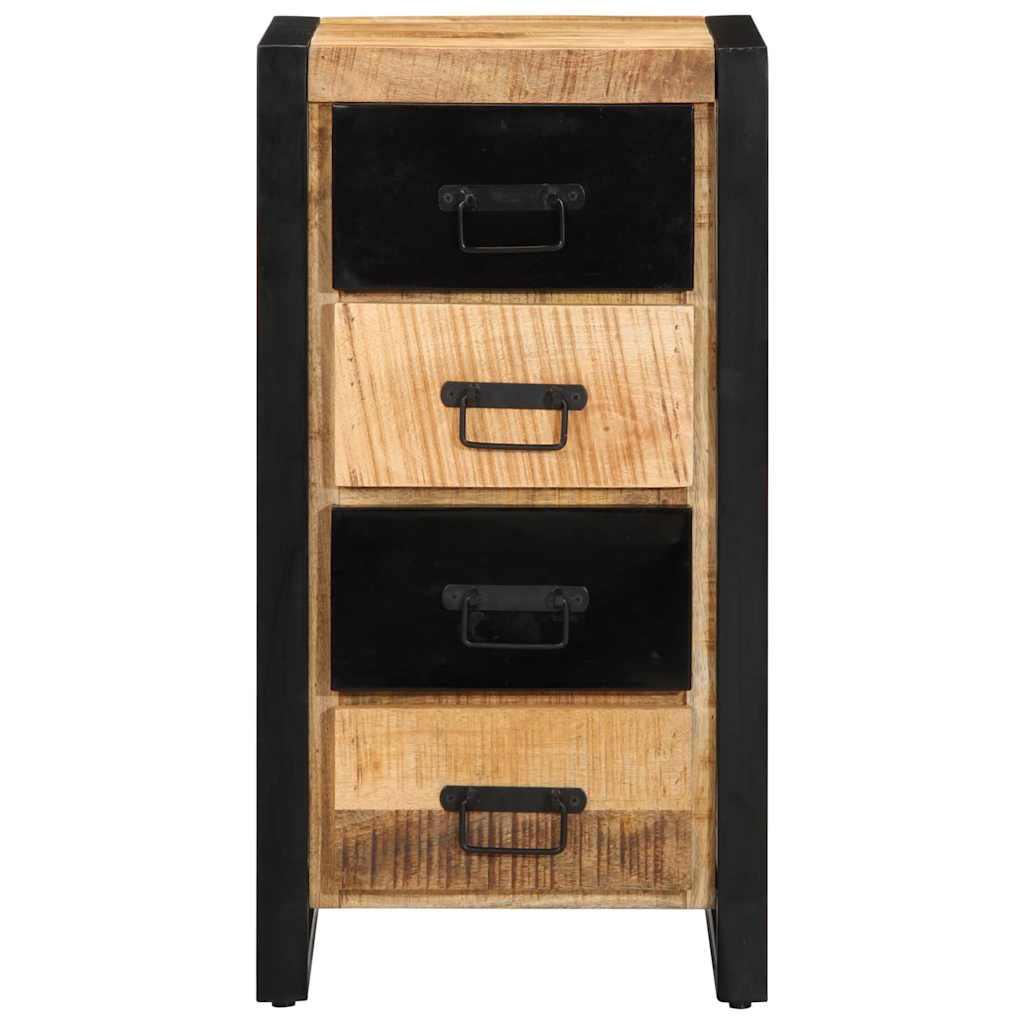 vidaXL Drawer Cabinet 40x40x90 cm Solid Rough Wood Mango 2