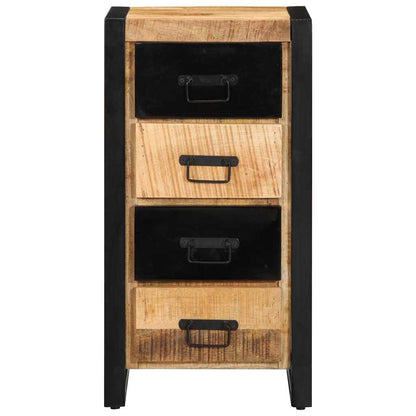 vidaXL Drawer Cabinet 40x40x90 cm Solid Rough Wood Mango 2