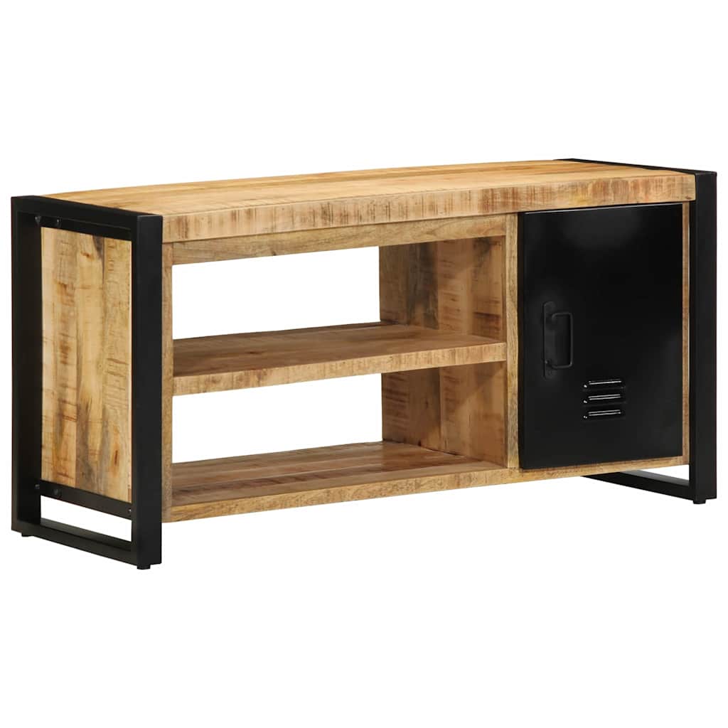 vidaXL Shoe Bench Brown 100 x 40 x 50 cm Solid Mango wood 2