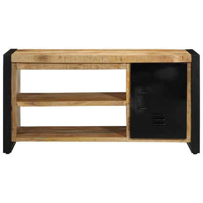vidaXL Shoe Bench Brown 100 x 40 x 50 cm Solid Mango wood 5
