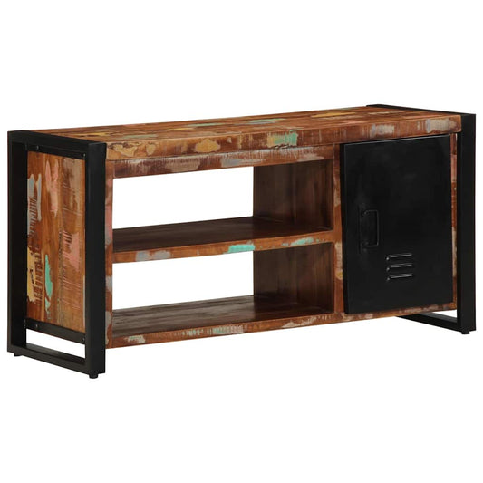 Shoe Bench Brown 100 x 40 x 50 cm Solid Mango wood Solid reclaimed wood