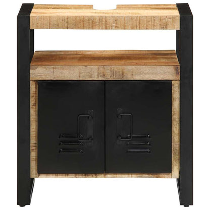 vidaXL Bathroom Cabinet Brown 55 x 35 x 60 cm Solid Mango Wood 4