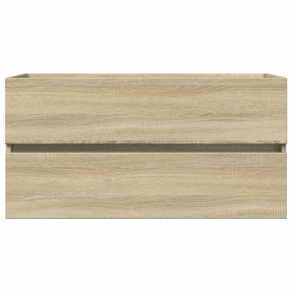 vidaXL 2 Piece Bathroom Furniture Set Ceramic and Engineered Wood 5