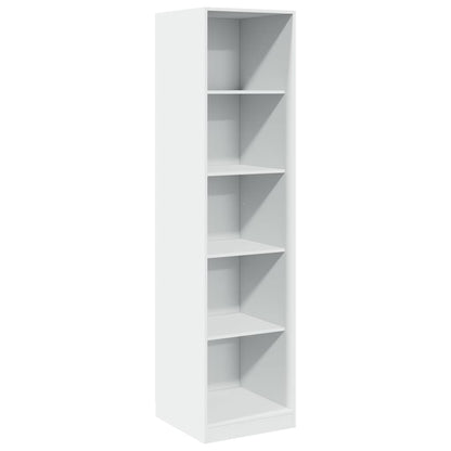 Wardrobe Engineered Wood 50 x 50 x 200 cm 4 Shelves White