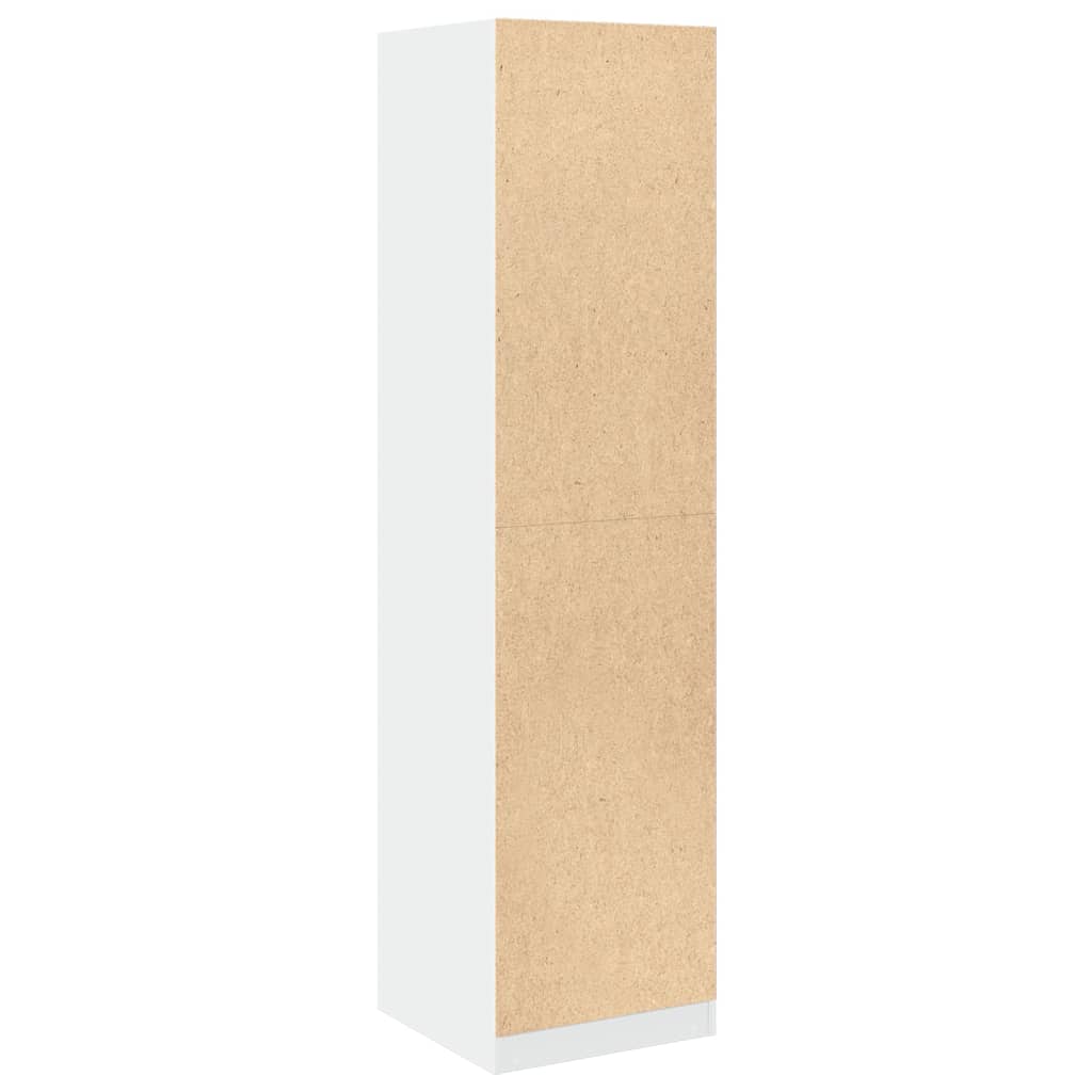 vidaXL Wardrobe White 50x50x200 cm Engineered Wood 4