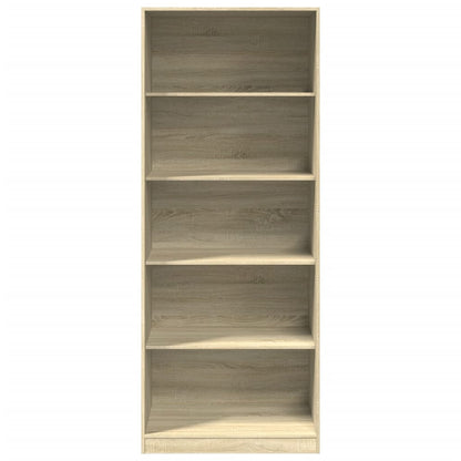 Wardrobe Engineered Wood 80 x 50 x 200 cm 4 Shelves Sonoma oak