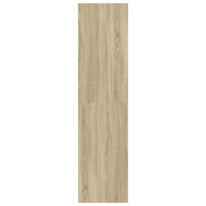Wardrobe Engineered Wood 80 x 50 x 200 cm 4 Shelves Sonoma oak