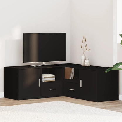 Corner Cabinet 200x40x45 cm Engineered Wood Black