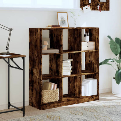 Bookcase Engineered Wood Smoked oak 102 cm 108 cm