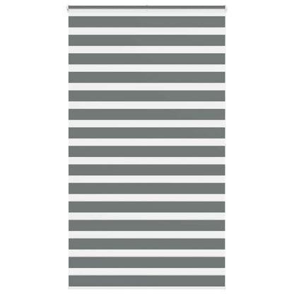 Zebra Blind Fabric Width 35.9 cm Polyester Drop 200 cm Dark Grey 130 cm