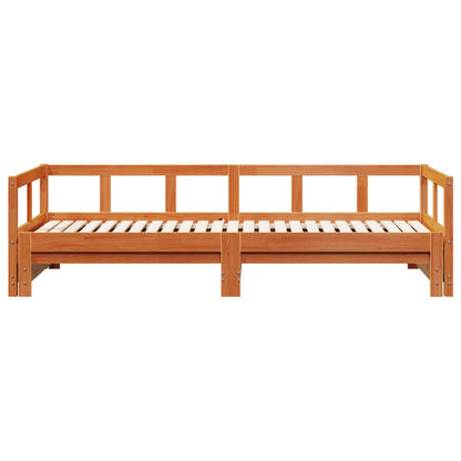 vidaXL Daybed without Mattress Wax Brown 90x190 cm Solid Wood Pine 5