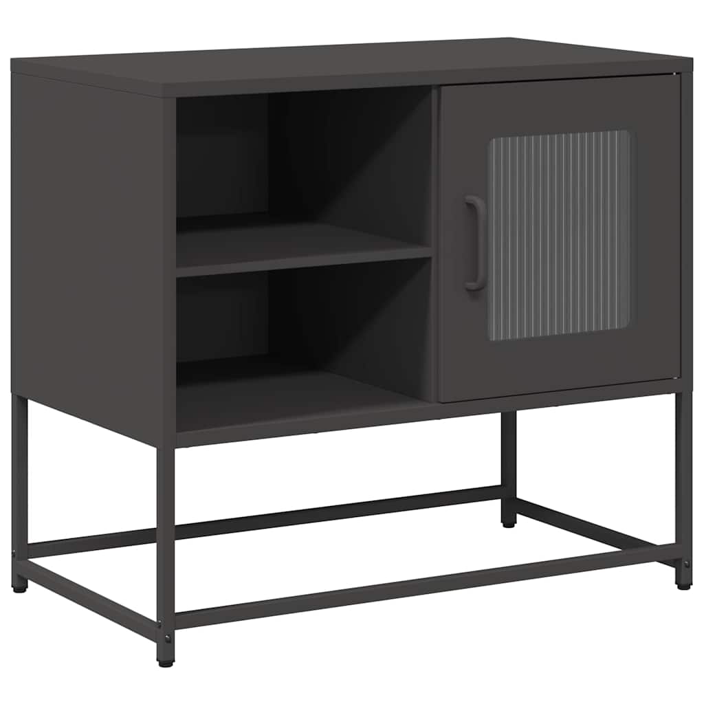 TV Cabinet 68x39x60,5 cm Steel Black 68 cm