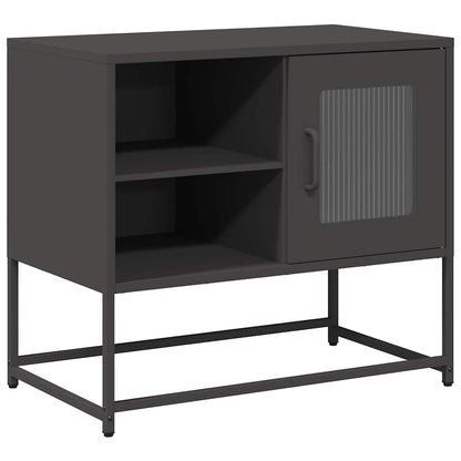 TV Cabinet 68x39x60,5 cm Steel Black 68 cm