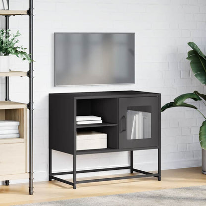 TV Cabinet 68x39x60,5 cm Steel Black 68 cm