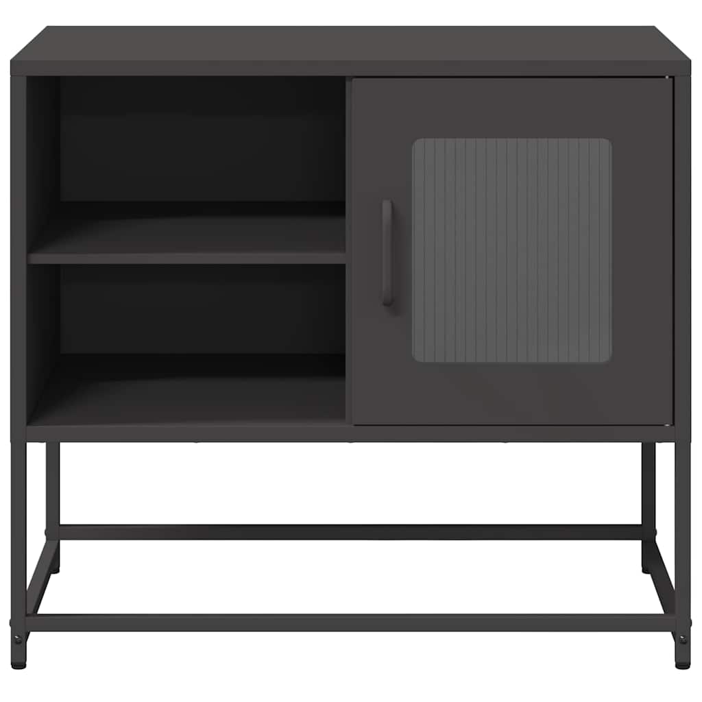 TV Cabinet 68x39x60,5 cm Steel Black 68 cm