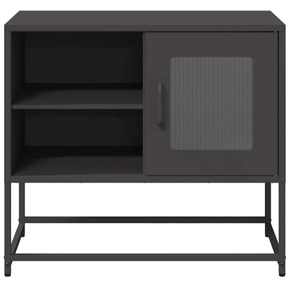 TV Cabinet 68x39x60,5 cm Steel Black 68 cm