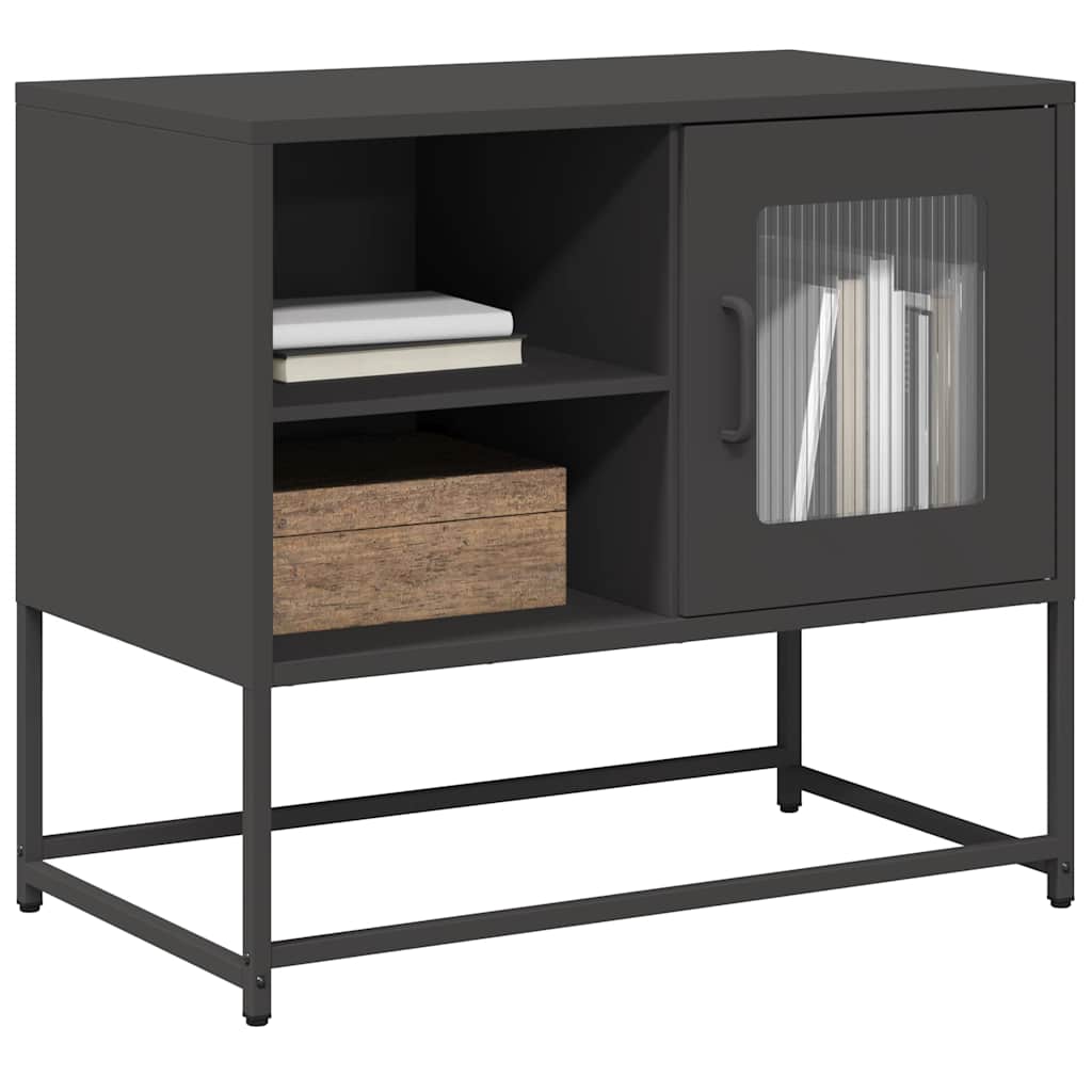 TV Cabinet 68x39x60,5 cm Steel Black 68 cm