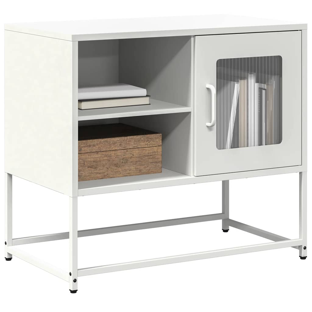 TV Cabinet 68x39x60,5 cm Steel White 68 cm