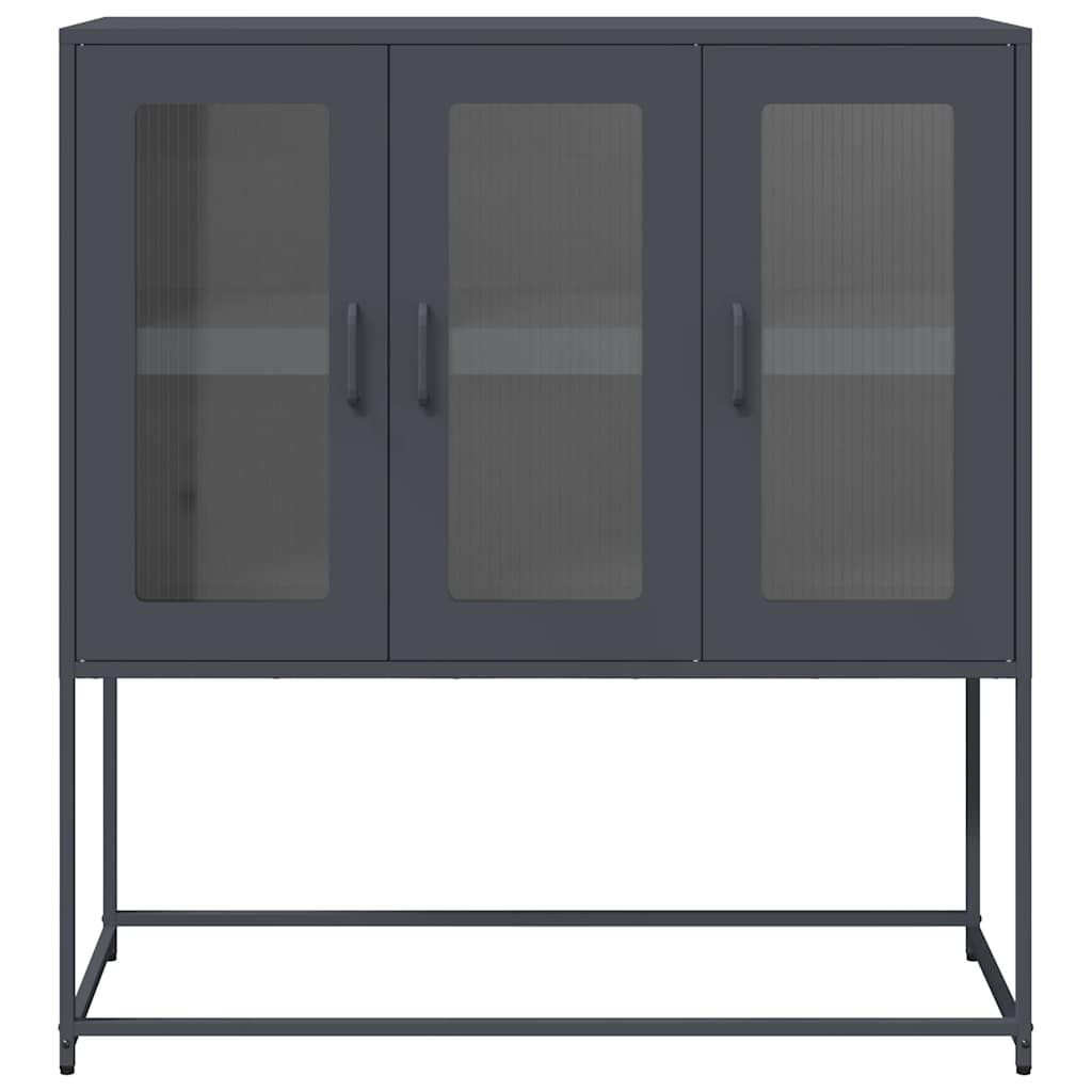 Sideboard 100,5x39x107 cm Cold-rolled Steel Anthracite