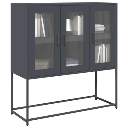 Sideboard 100,5x39x107 cm Cold-rolled Steel Anthracite