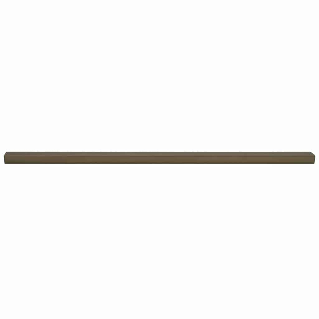 Stair Nosings 30 pcs 67 x 3 x 2 cm Aluminium Brown 67 cm (30 pcs) Tape