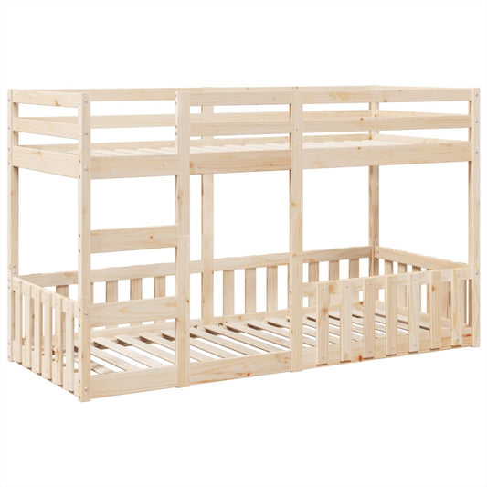 vidaXL Bunk Bed 80x200 cm Solid Wood Pine 2