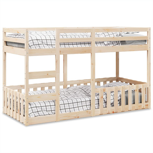 vidaXL Bunk Bed 80x200 cm Solid Wood Pine 1