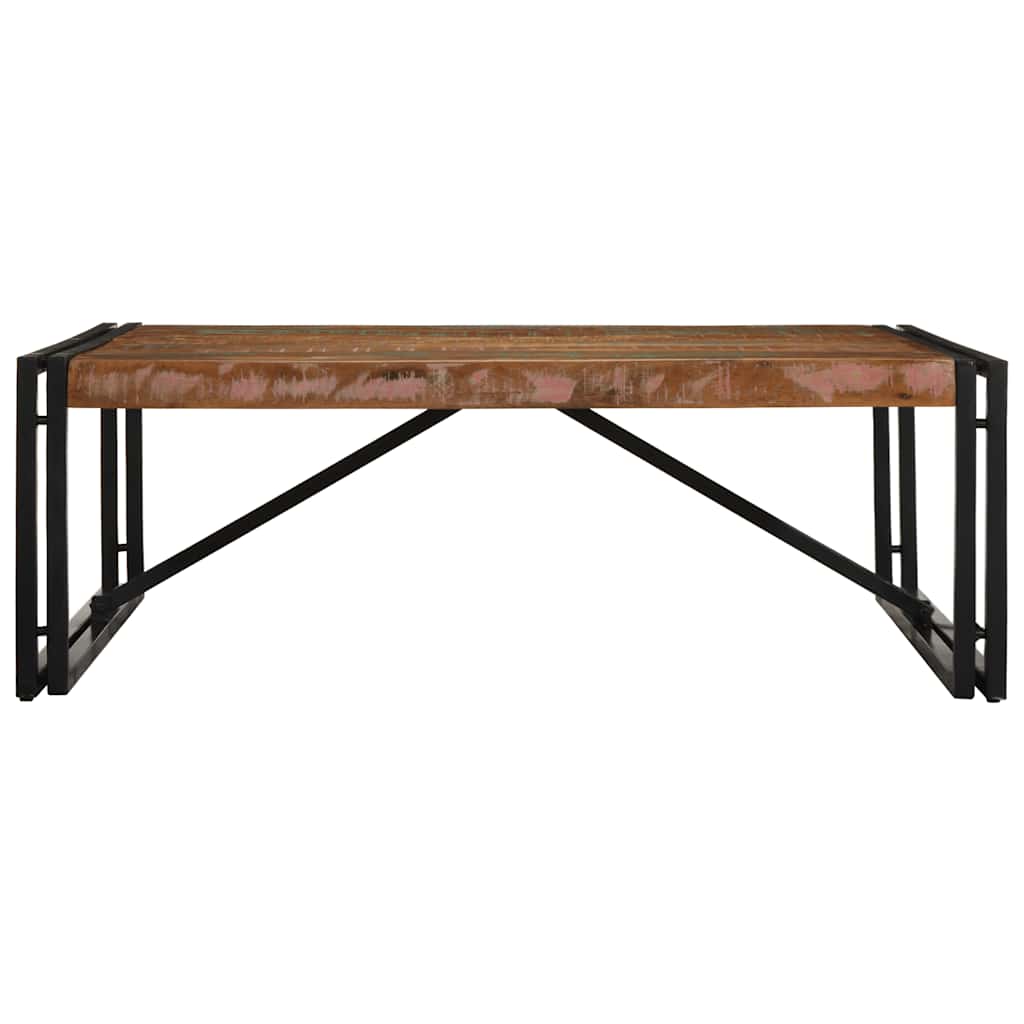 Coffee Table Multicolour Solid Wood Reclaimed 100 cm 100 cm Solid reclaimed wood