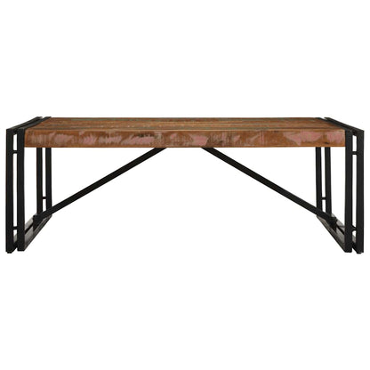 Coffee Table Multicolour Solid Wood Reclaimed 100 cm 100 cm Solid reclaimed wood