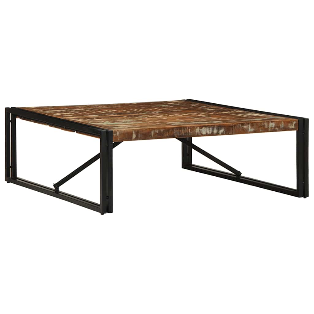Coffee Table Multicolour Solid Wood Reclaimed 100 cm 100 cm Solid reclaimed wood