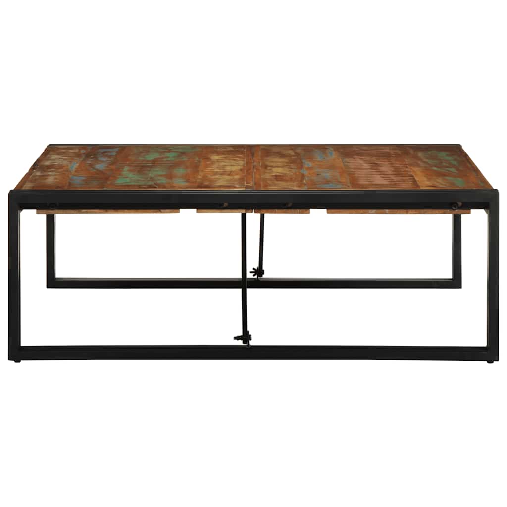 Coffee Table Multicolour Solid Wood Reclaimed 100 cm 100 cm Solid reclaimed wood
