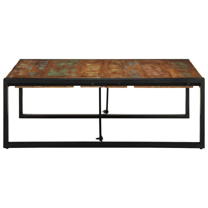 Coffee Table Multicolour Solid Wood Reclaimed 100 cm 100 cm Solid reclaimed wood
