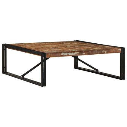 Coffee Table Multicolour Solid Wood Reclaimed 100 cm 100 cm Solid reclaimed wood
