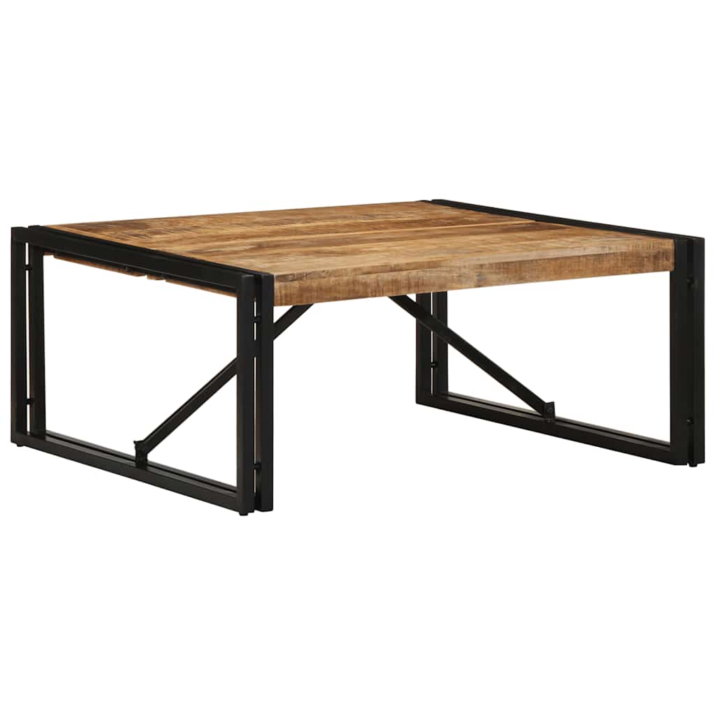 Coffee Table Multicolour Solid Wood Reclaimed 80 cm 80 cm Solid rough mango wood
