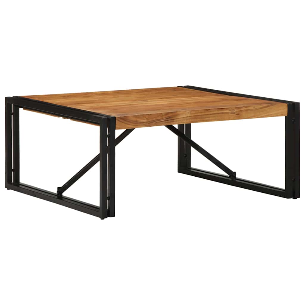 Coffee Table Multicolour Solid Wood Reclaimed 80 cm 80 cm Solid acacia wood