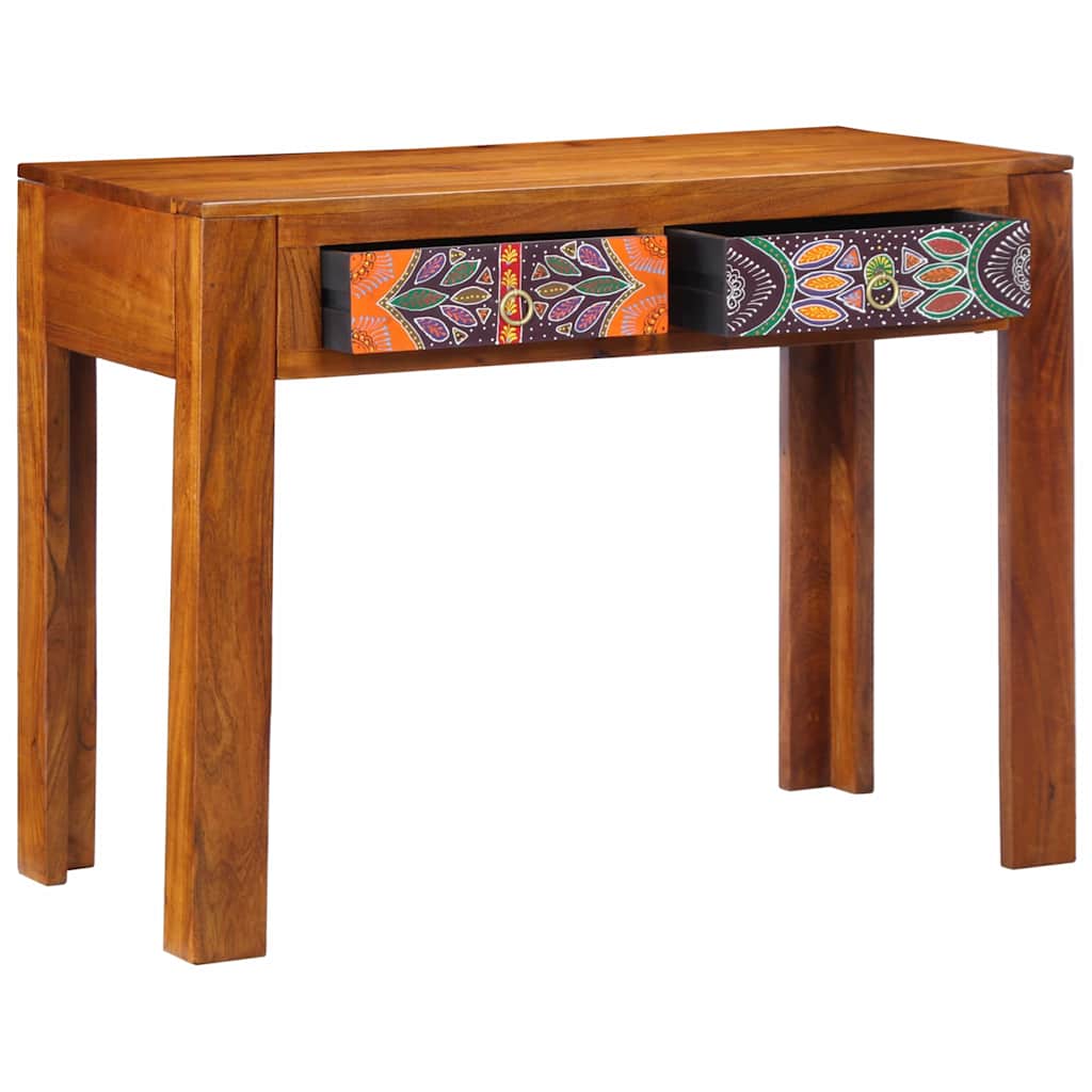 vidaXL Writing Desk Brown 100 x 50 x 75 cm 3