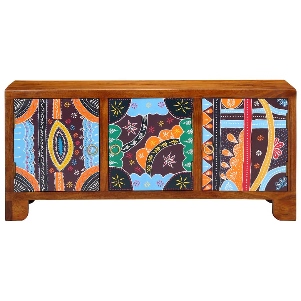 vidaXL Shoe Bench Honey Brown 100 x 35 x 45 cm Acacia Solid Wood 4