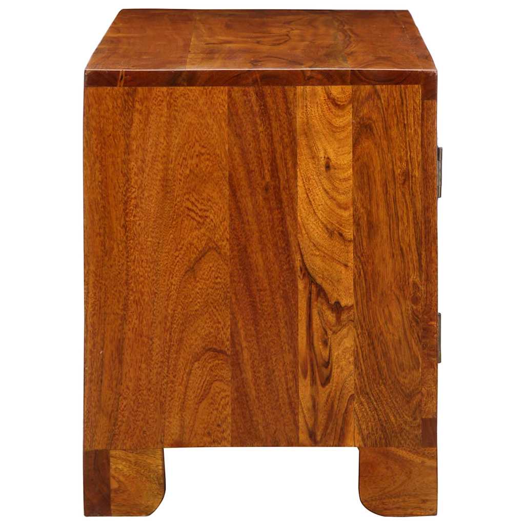 vidaXL Shoe Bench Honey Brown 100 x 35 x 45 cm Acacia Solid Wood 5