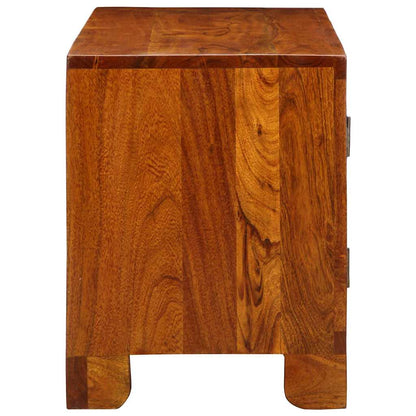 vidaXL Shoe Bench Honey Brown 100 x 35 x 45 cm Acacia Solid Wood 5