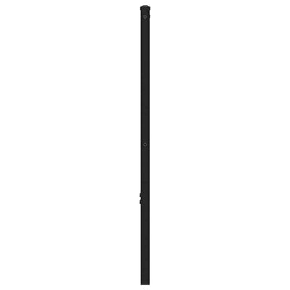Replace Headboard Iron and Engineered Wood Smoked Oak 120 cm